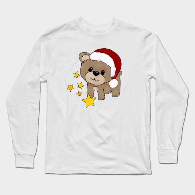 Weihnachtsbär Long Sleeve T-Shirt by Blumchen
